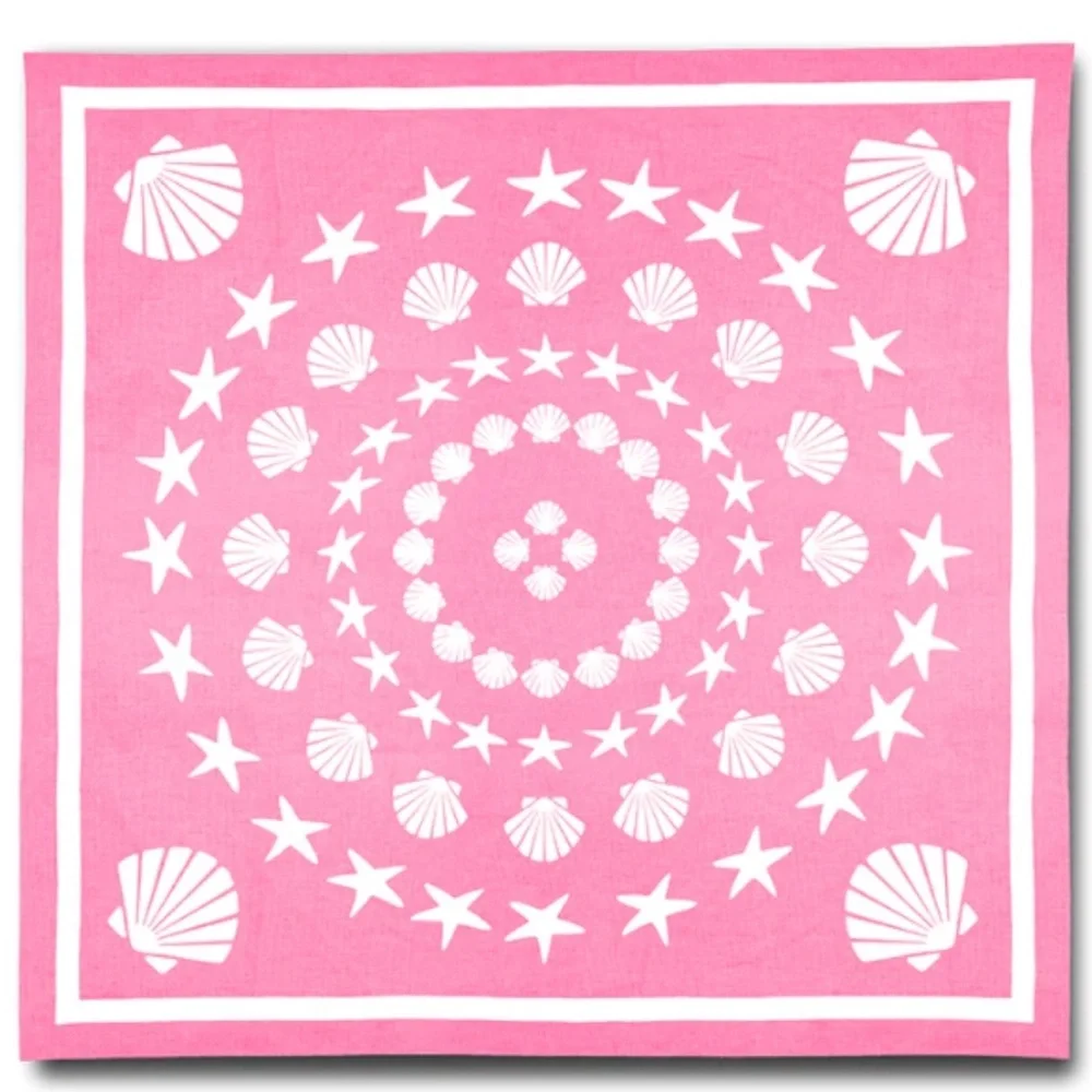 BEACH ROAD: Shells Beach Sheet. Color: Light Pink - New